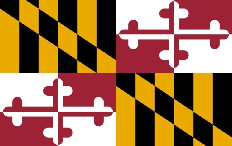 Flag of Maryland usa